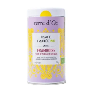 Tisane Bio - Framboise, fleur de sureau, grenade