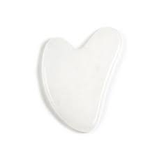 Gua Sha en Cristal de Roche + Housse