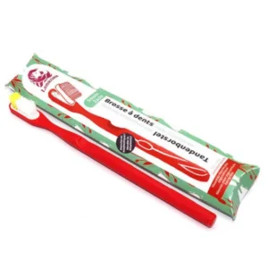 Brosse à dents souple - Rechargeable - Rouge