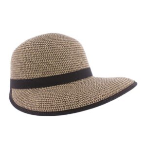 Casquette en paille papier - Almeria marron