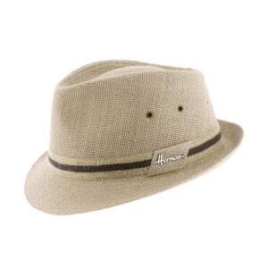 Chapeau petit bord lin uni - Murphy Beige