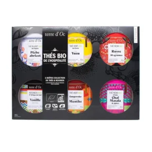 Coffret collector 6 thés hospitalité
