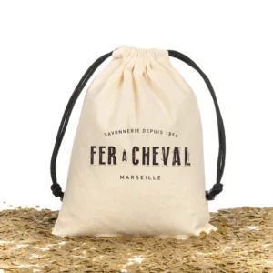 Le sac olive "Fer à Cheval" en coton 750g