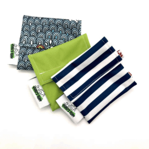 Pochette à Collation Réutilisable - Motifs Aléatoires