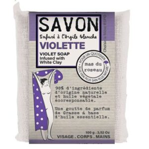 Savon Violette - Infusé à l'argile blanche