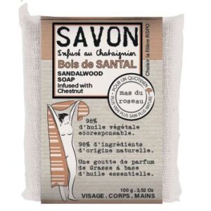 Savon Bois de Santal - Infusé au Chataignier