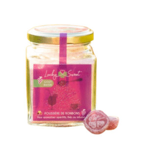 Poussières de bonbons raisin