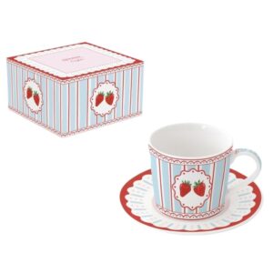 Tasse déjeuner et soucoupe - Fruit mania