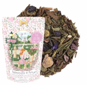 Thé Oolong vert Mademoiselle in Paris - Fraise, Myrtille & Crème de citron