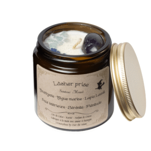 Bougie de lithothérapie Lâcher prise – Monoï