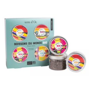 Coffret découverte - 4 boissons du monde bio