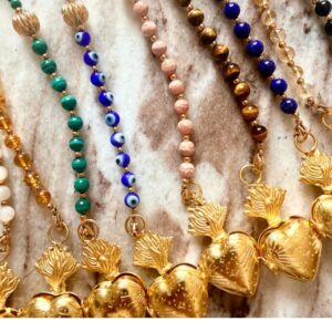 Talisman Ex Voto - Perles aléatoires