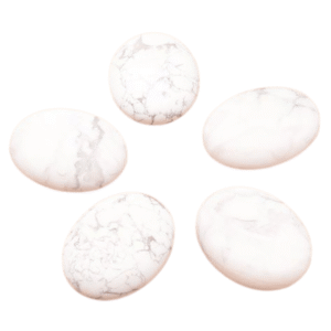 Galet Anti-Stress Howlite - 45 à 50mm