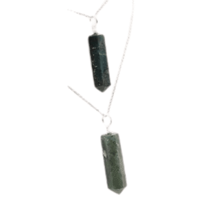 Pendentif Pointe Agate Mousse