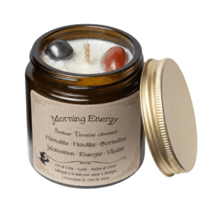 Bougie de Lithothérapie - Morning Energy