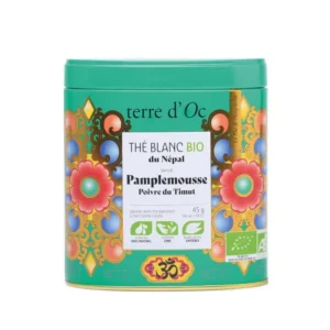 Thé blanc bio - Pamplemousse & poivre du Timut