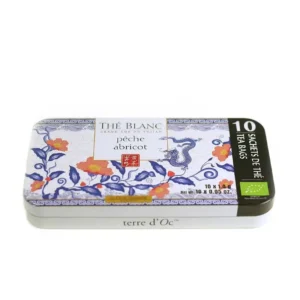 Thé blanc bio - pêche abricot - Sachets