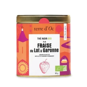 Thé Noir Bio - Fraise du Lot et Garonne