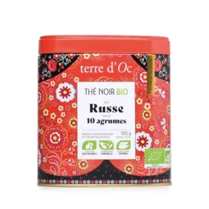 Thé noir bio - Goût russe 10 agrumes