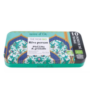 Thé noir bio pistache & grenade - sachets