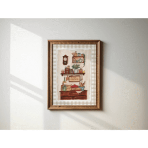 Affiche A4 - Cuisine hiver cosy