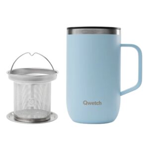 Mug tisanière Pastel bleu - 470ml