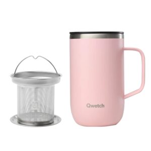 Mug tisanière Rose  - 470ml