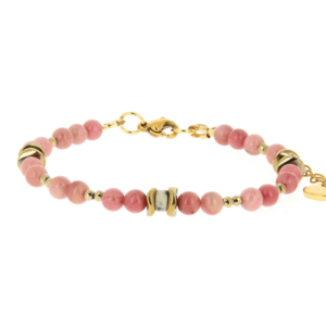 Bracelet Talisman - Rhodonite & Jaspe Dalmatien