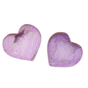Coeur - Stichtite Sur Serpentine 30 à 40mm