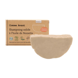 Shampoing solide cheveux normaux à l'huile de noisette