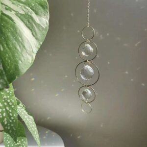 Suncatcher CONSTELLATION en laiton & cristal de verre