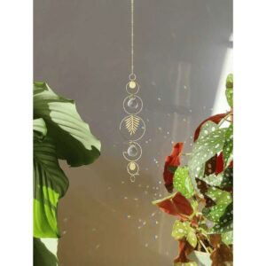 Suncatcher GAÏA en laiton & cristal de verre