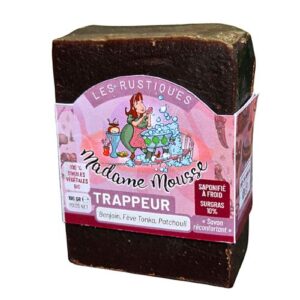Savon Trappeur - HE Benjoin, Fève tonka, Patchouli