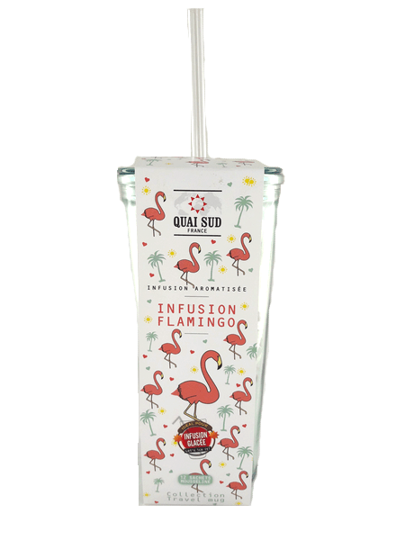 Infusion Glacée Flamingo Travel Mug
