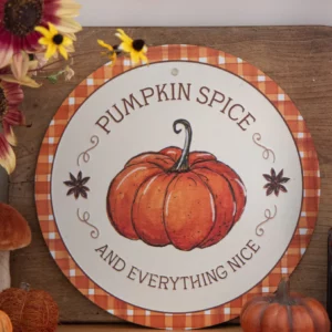 Plaque Métal - Pumpkin Spice