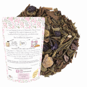 Thé Oolong vert Mademoiselle in Paris - Fraise, Myrtille & Crème de citron