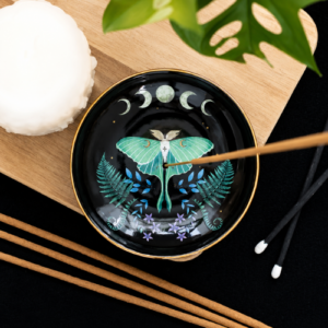 Porte Encens En Céramique - Luna Moth