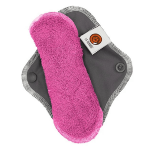 Serviette Hygiénique Lavable 1 - Flux Légers Fuchsia