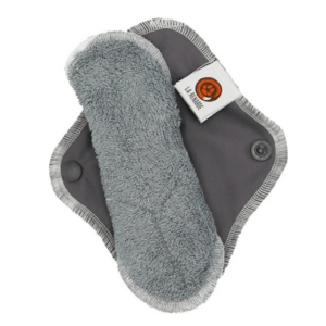 Serviette Hygiénique Lavable Taille 2 - Flux Moyen Gris