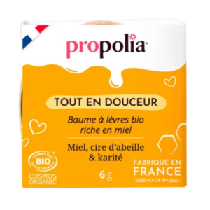 Baume à Lèvres Riche En Miel Certifié Cosmos Organic