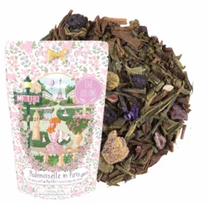 Thé Oolong vert Mademoiselle in Paris - Fraise, Myrtille & Crème de citron