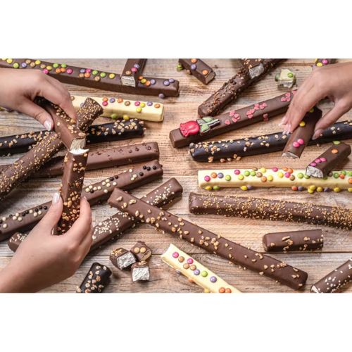 Guimauve Enrobée Chocolat au Lait - Sucre Pétillant - 80 g – Image 2