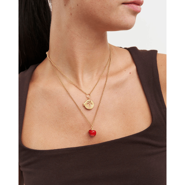 Collier Pomme En Or – Image 2