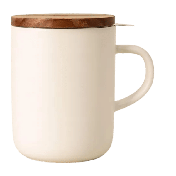 Tisanière 475ml Blanche En Grès