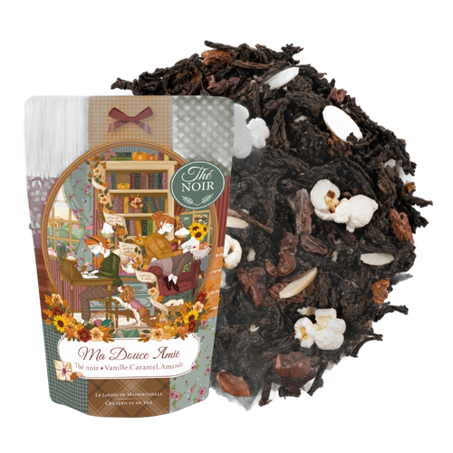 Thé Noir « Ma Douce Amie » - Vanille, Caramel & Amande - Doypack 100 g