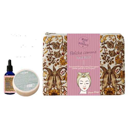 Trousse Soin Visage - Fraîche comme une Rose