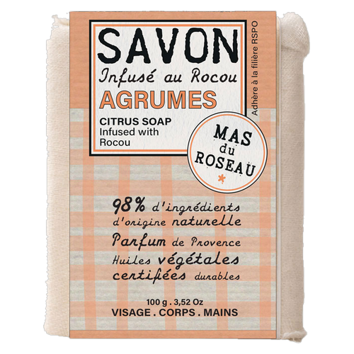Savon Agrumes - Infusé au Rocou