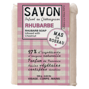 Savon Rhubarbe - Infusé au Châtaignier