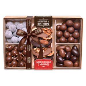 Coffret Enrobés Chocolat et Mendiants