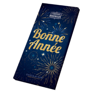 Tablette Chocolat Noir Bonne Année